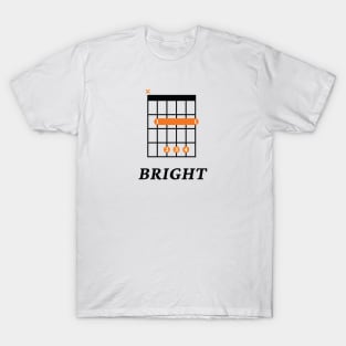 B Bright B Guitar Chord Tab Light Theme T-Shirt